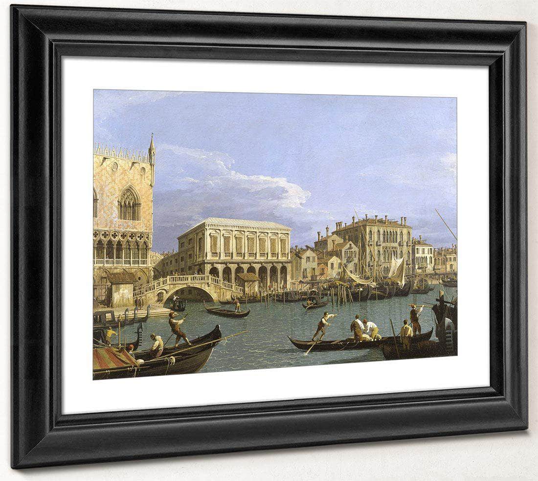 View Of The Riva Degli Schiavoni Venice By Canaletto Fine Art Print