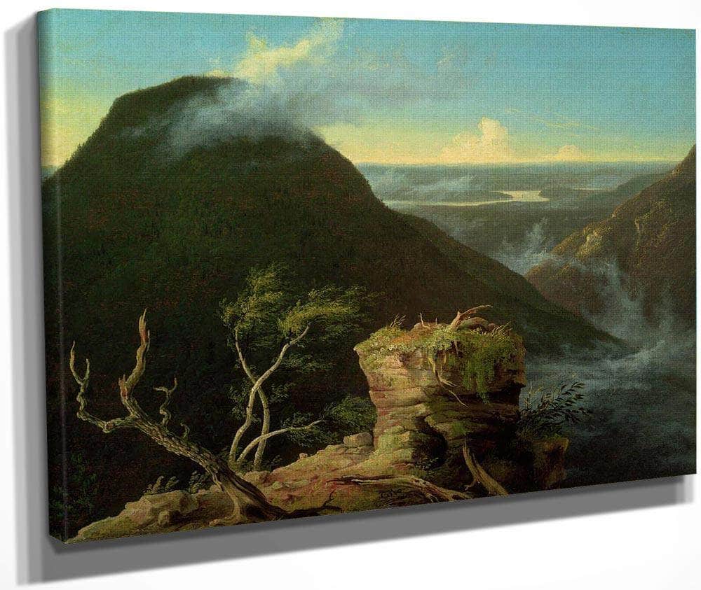 View Of The Round Top In The Catskill Mountains By  Cole Thomas Fine Art Print