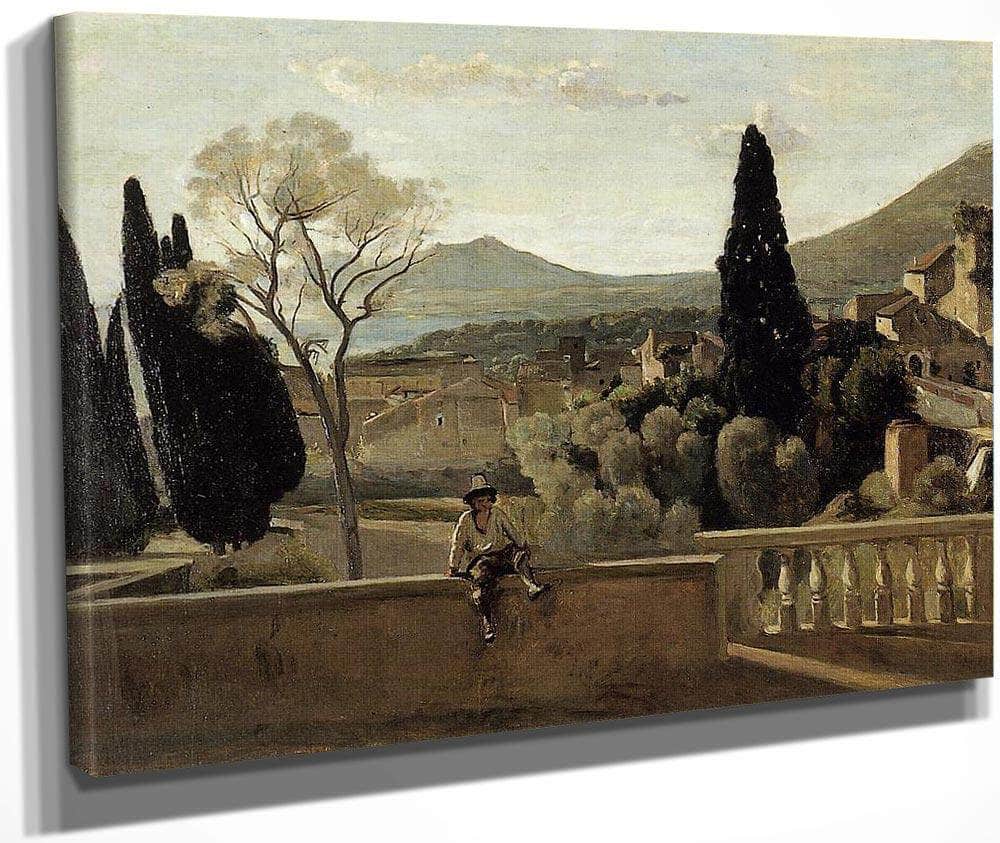 View Of Tivoli After Corot 1863 By Berthe Morisot Fine Art Print