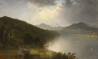 View On The Hudson By John Frederick Kensett Fine Art Print
