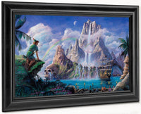 View To Neverland Mountain Neverland Theme Park 1999 By Charles Ryan Fine Art Print