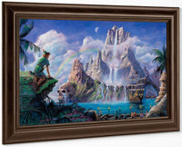 View To Neverland Mountain Neverland Theme Park 1999 By Charles Ryan Fine Art Print