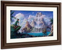 View To Neverland Mountain Neverland Theme Park 1999 By Charles Ryan Fine Art Print