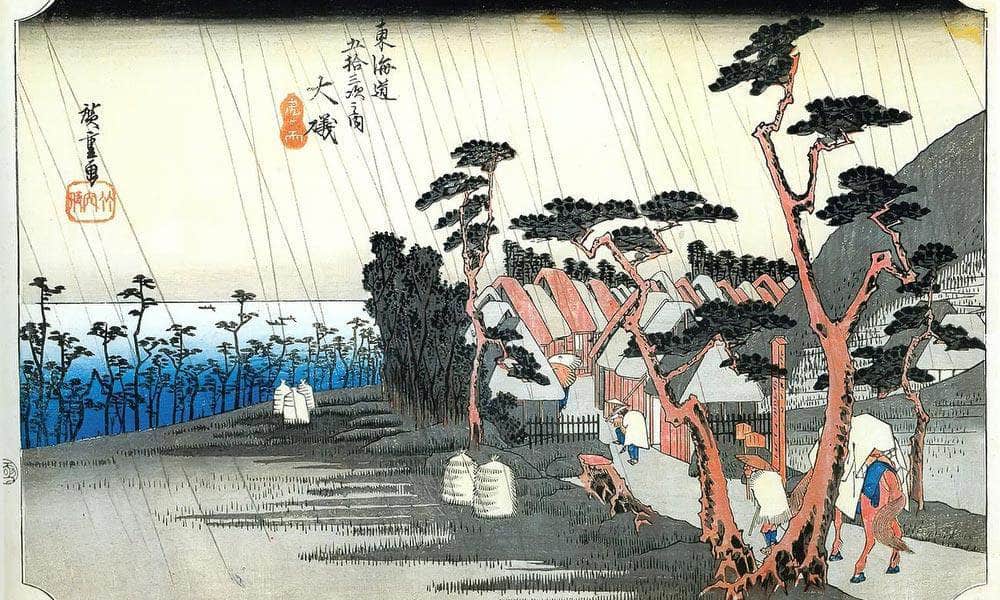 Views Of The Tokaido And Kisokaido Roadsw By Hiroshige Fine Art Print