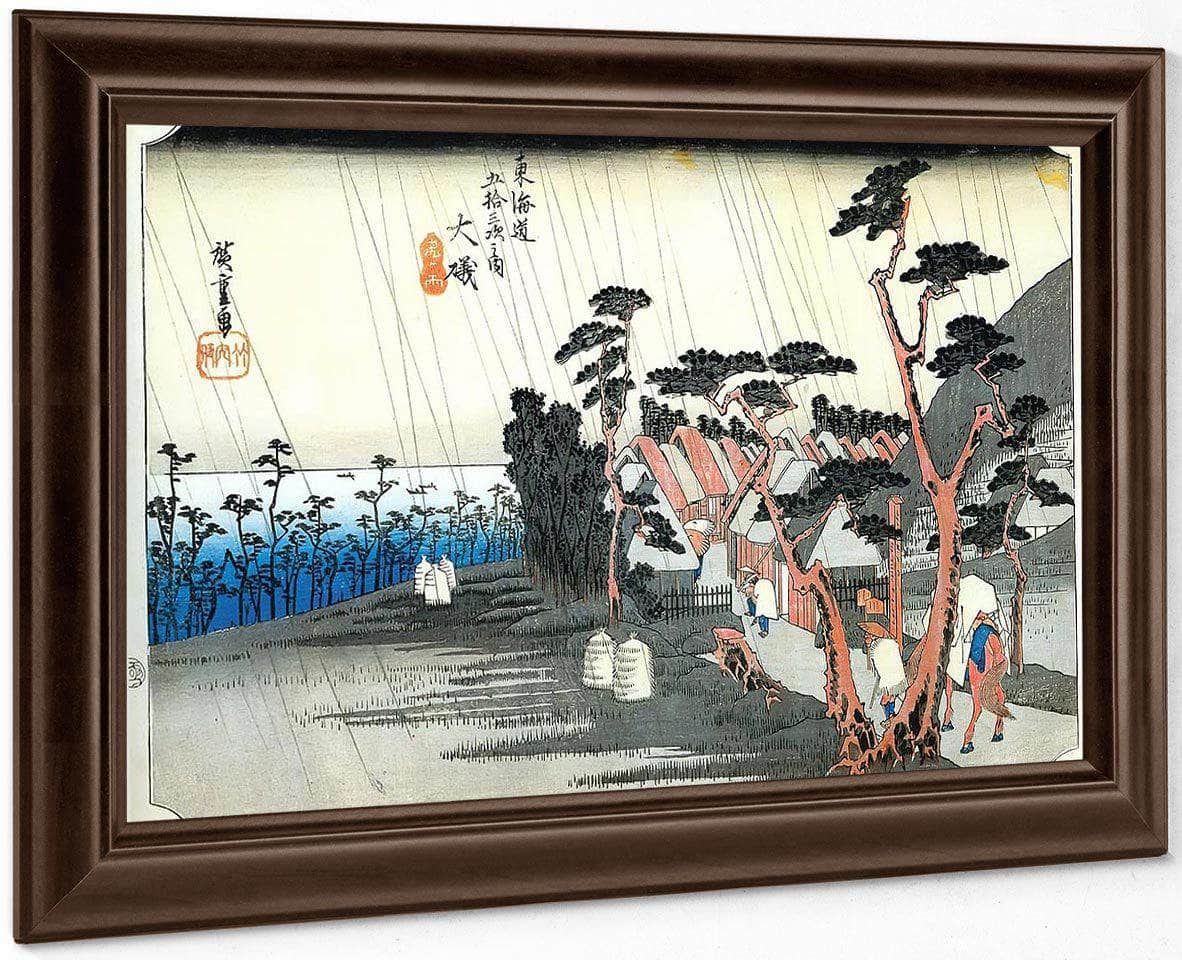 Views Of The Tokaido And Kisokaido Roadsw By Hiroshige Fine Art Print