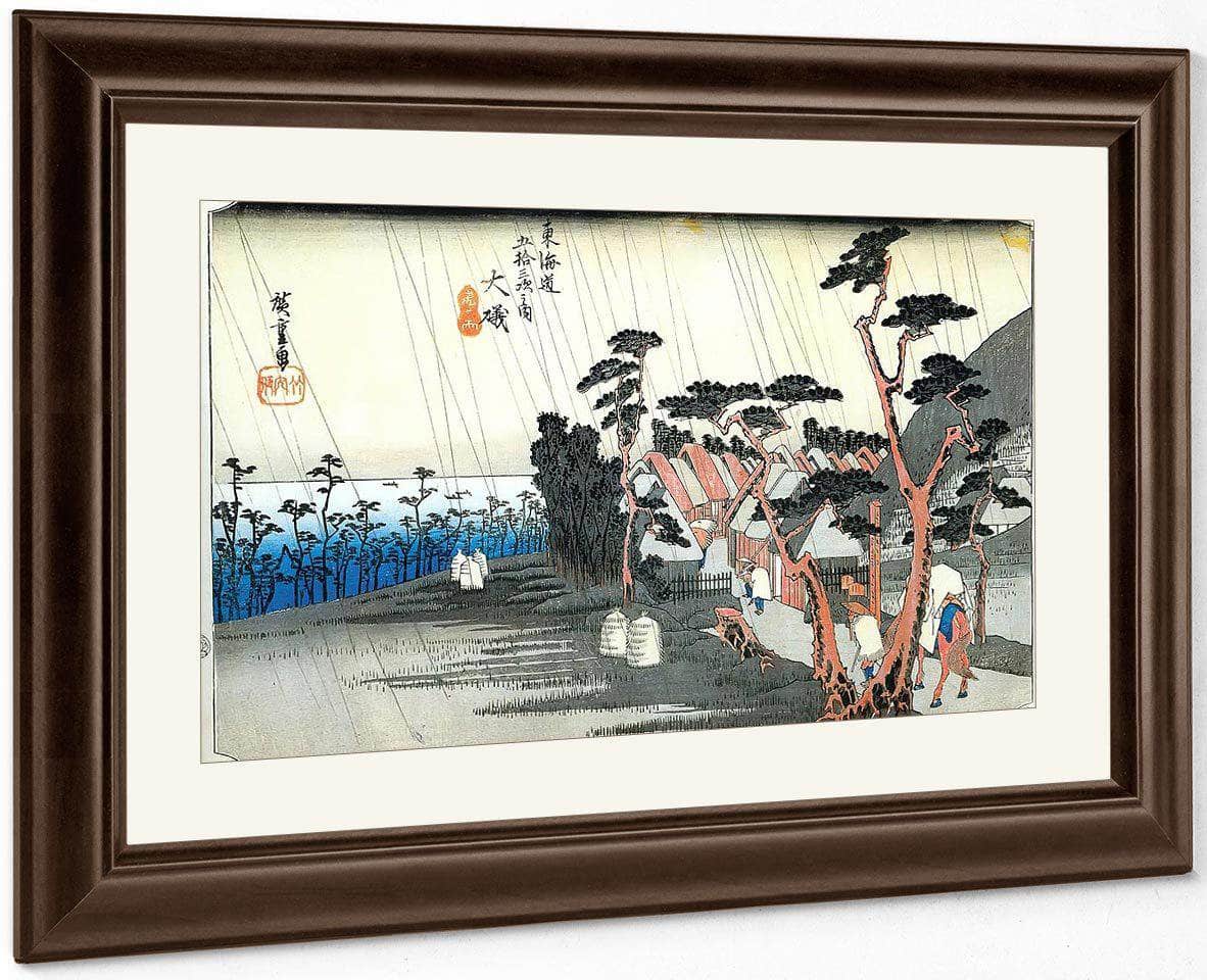 Views Of The Tokaido And Kisokaido Roadsw By Hiroshige Fine Art Print