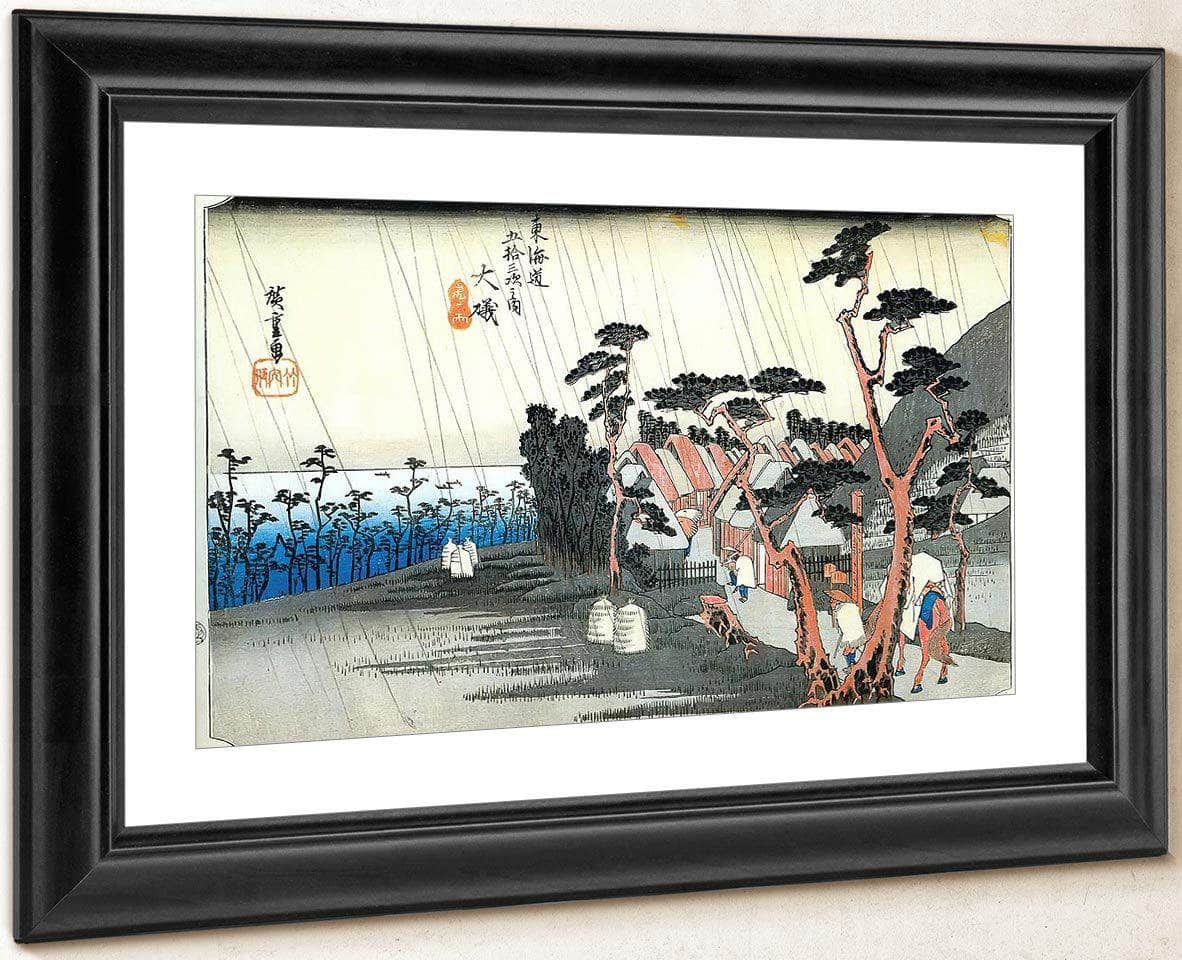 Views Of The Tokaido And Kisokaido Roadsw By Hiroshige Fine Art Print