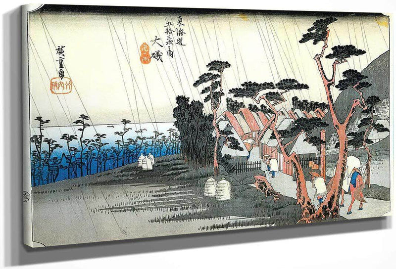 Views Of The Tokaido And Kisokaido Roadsw By Hiroshige Fine Art Print
