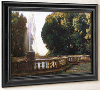 Villa Torlonia  Fountain By John Singer Sargent Fine Art Print