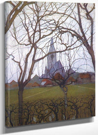 Village Church 1898 Post Impressionism By Piet Mondrian Fine Art Print