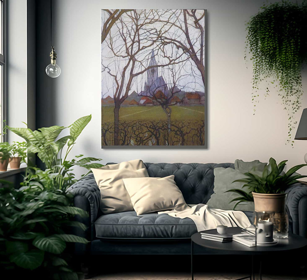 Village Church 1898 Post Impressionism By Piet Mondrian Fine Art Print