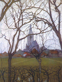 Village Church 1898 Post Impressionism By Piet Mondrian Fine Art Print