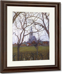 Village Church 1898 Post Impressionism By Piet Mondrian Fine Art Print