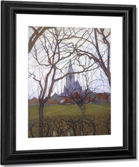 Village Church 1898 Post Impressionism By Piet Mondrian Fine Art Print
