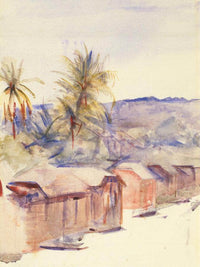 Village Street, Dominica By Abbott Handerson Thayer Fine Art Print