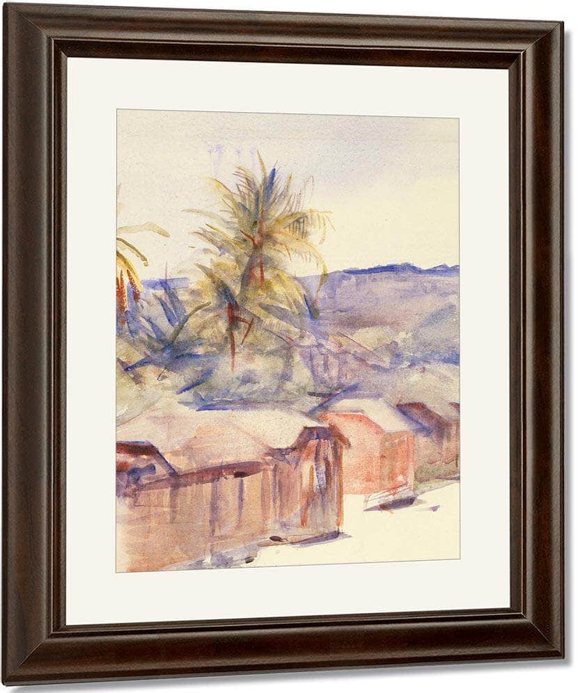 Village Street, Dominica By Abbott Handerson Thayer Fine Art Print