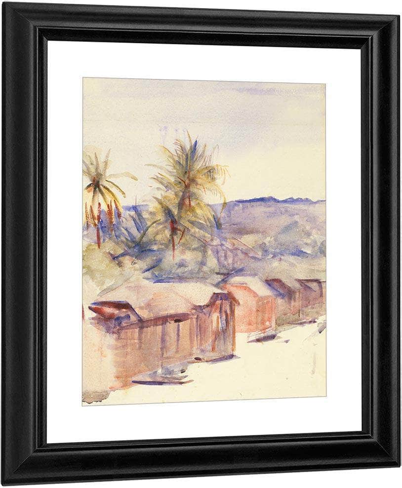 Village Street, Dominica By Abbott Handerson Thayer Fine Art Print