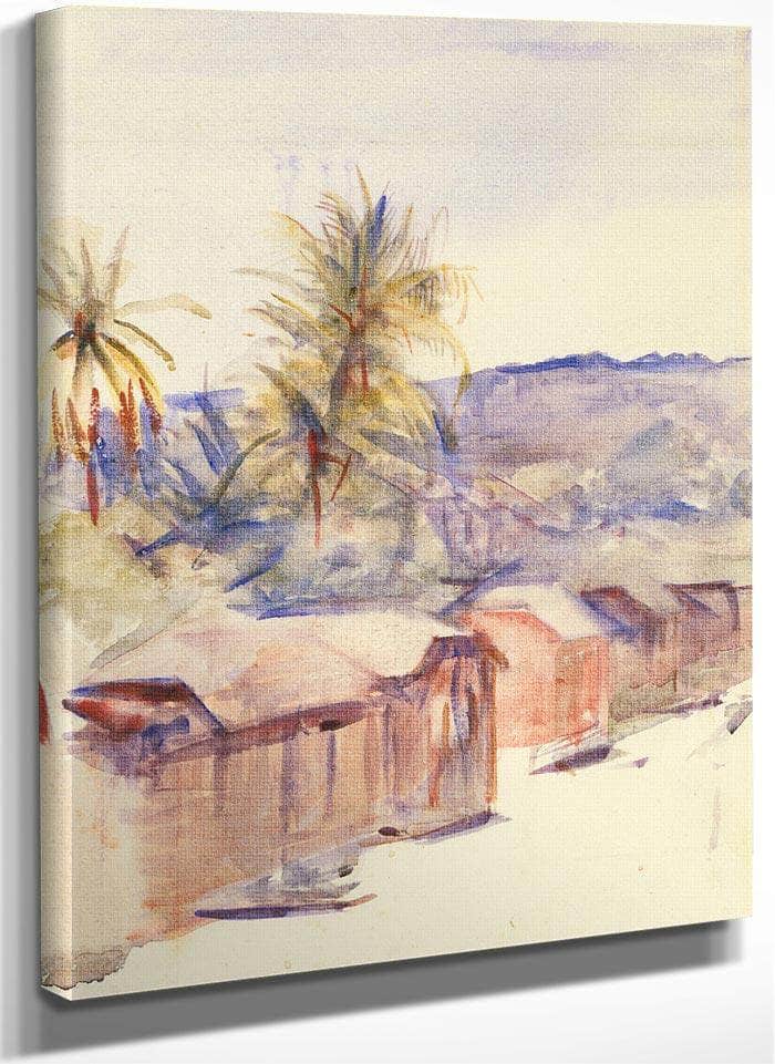 Village Street, Dominica By Abbott Handerson Thayer Fine Art Print