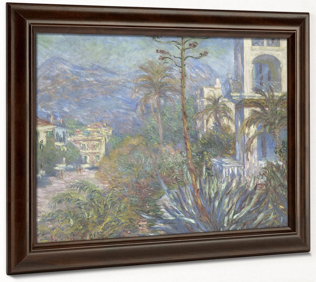 Villas At Bordighera By Claude Monet Fine Art Print