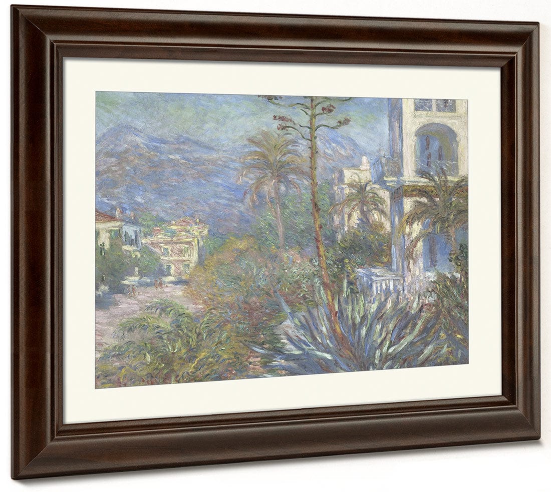 Villas At Bordighera By Claude Monet Fine Art Print