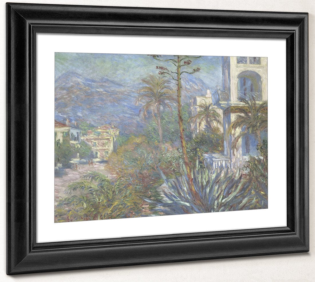Villas At Bordighera By Claude Monet Fine Art Print