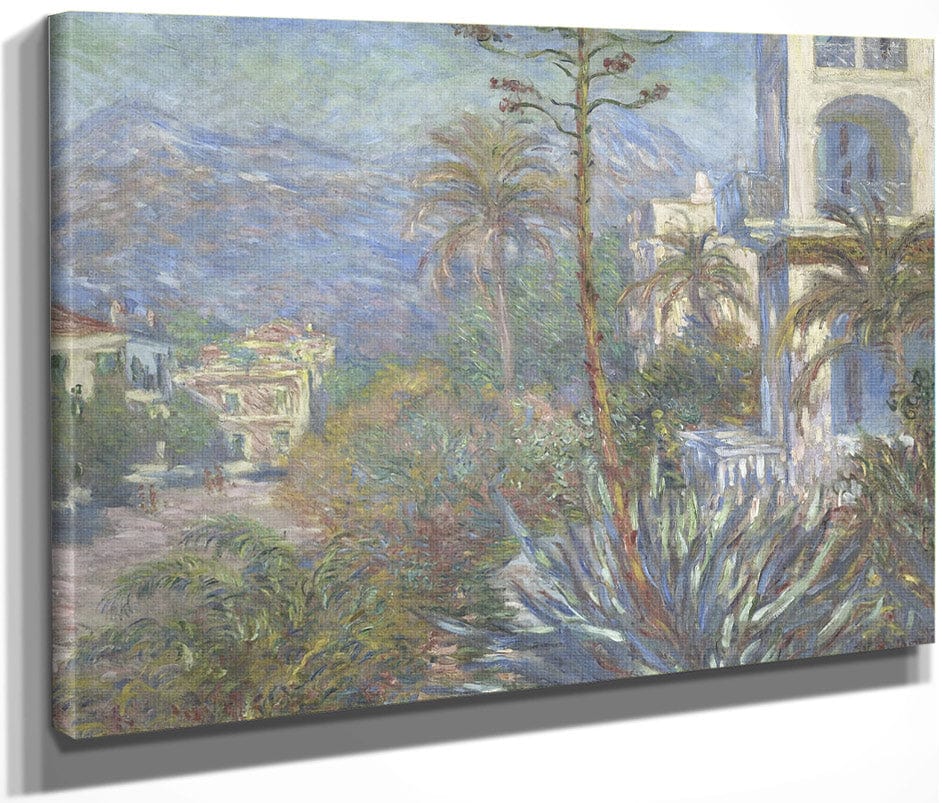 Villas At Bordighera By Claude Monet Fine Art Print