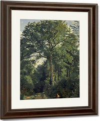 Ville D'avray Entrance To The Wood By Jean Baptiste Camille Corot Fine Art Print