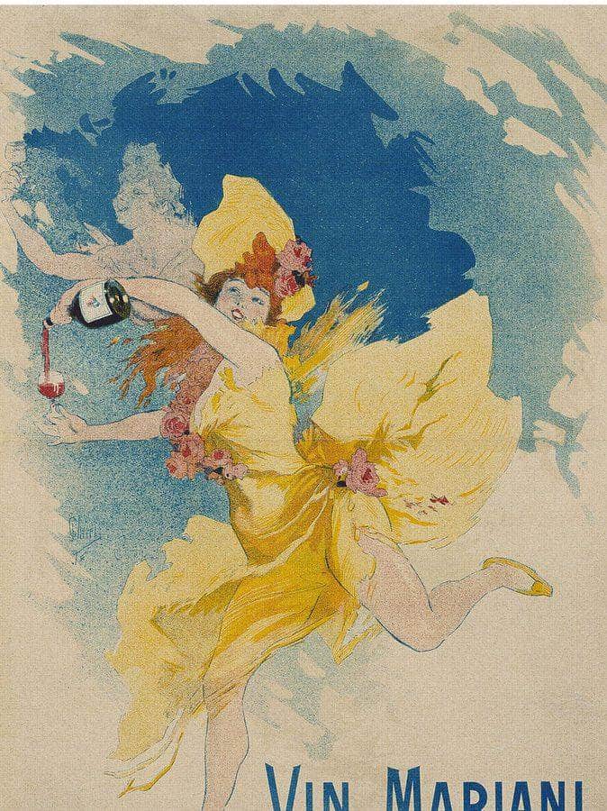Vin Mariani Poster By Jules Cheret Fine Art Print