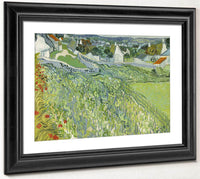 Vineyards At Auvers 3 By Vincent Van Gogh Fine Art Print