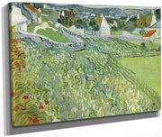 Vineyards At Auvers 3 By Vincent Van Gogh Fine Art Print