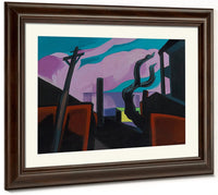 Violet Tones By Oscar Bluemner Fine Art Print