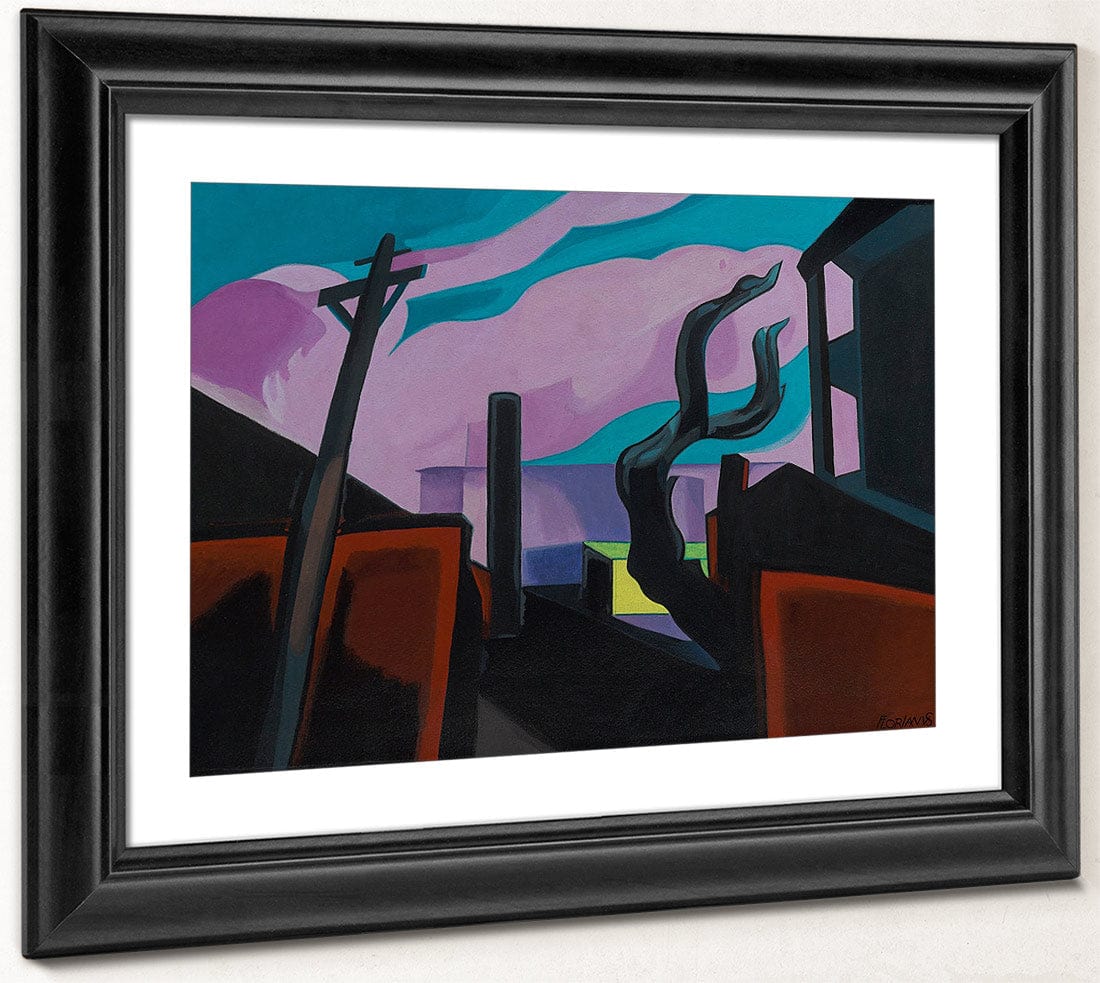 Violet Tones By Oscar Bluemner Fine Art Print