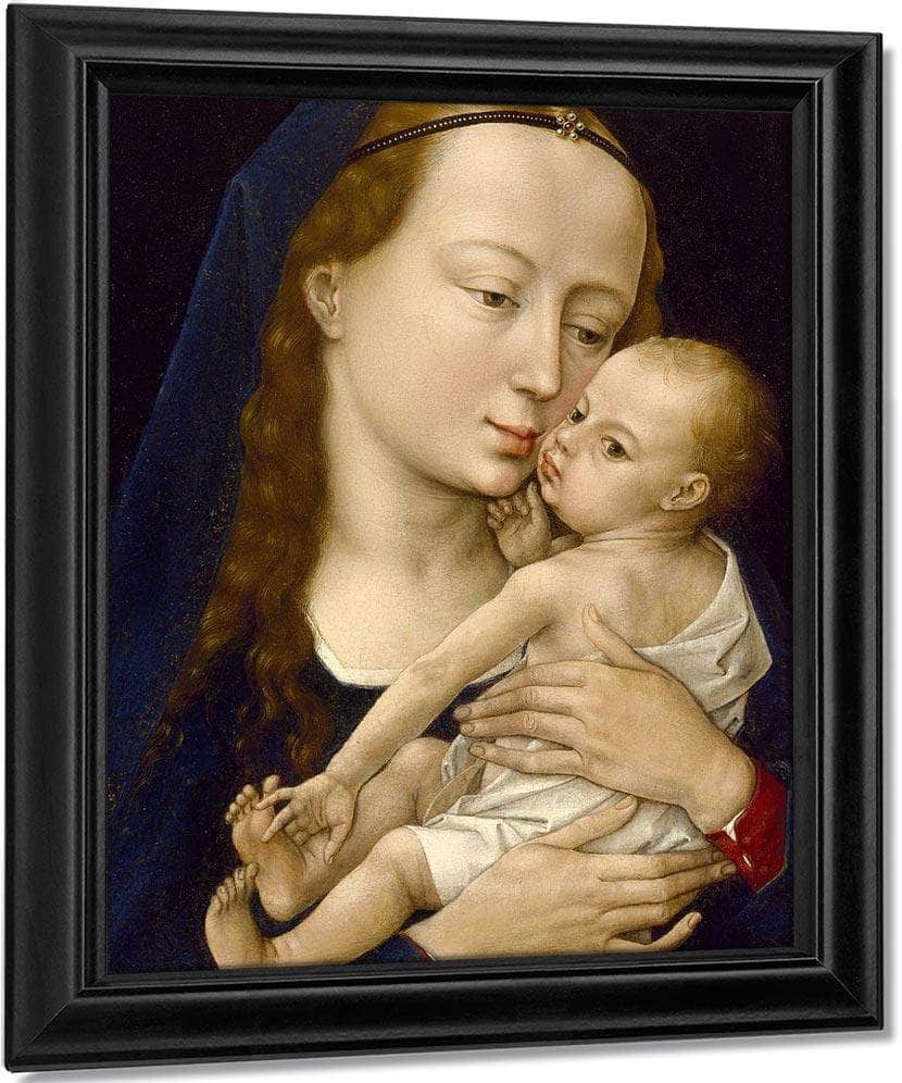 Virgin And Child 1454 By Rogier Van Der Weyden Fine Art Print