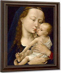 Virgin And Child 1454 By Rogier Van Der Weyden Fine Art Print
