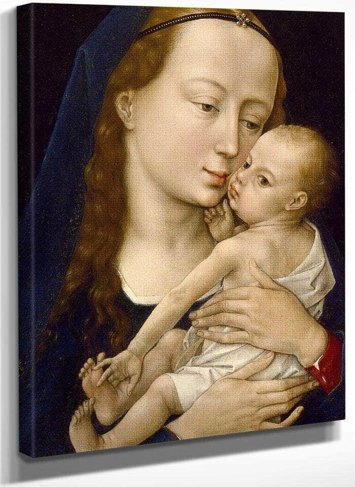 Virgin And Child 1454 By Rogier Van Der Weyden Fine Art Print