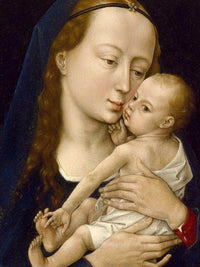 Virgin And Child 1454 By Rogier Van Der Weyden Fine Art Print