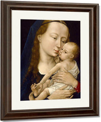 Virgin And Child 1454 By Rogier Van Der Weyden Fine Art Print