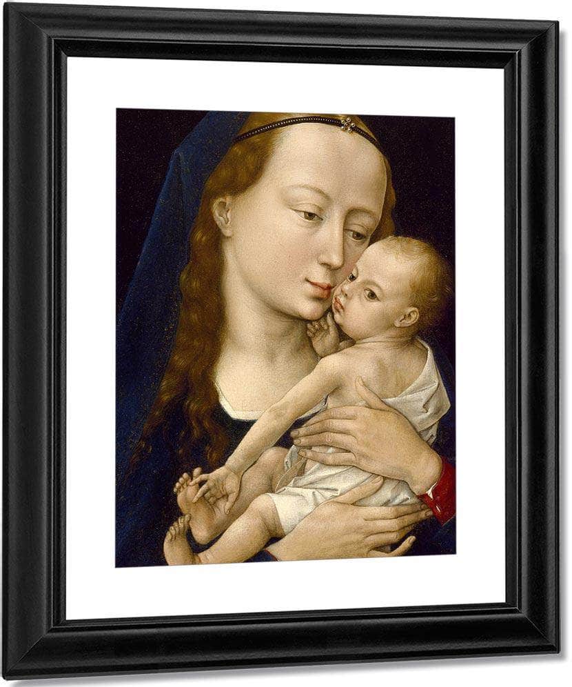 Virgin And Child 1454 By Rogier Van Der Weyden Fine Art Print