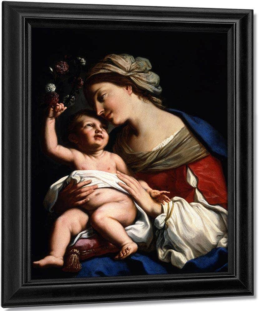 Virgin And Child 1663 By Elisabetta Sirani Fine Art Print