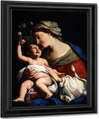 Virgin And Child 1663 By Elisabetta Sirani Fine Art Print