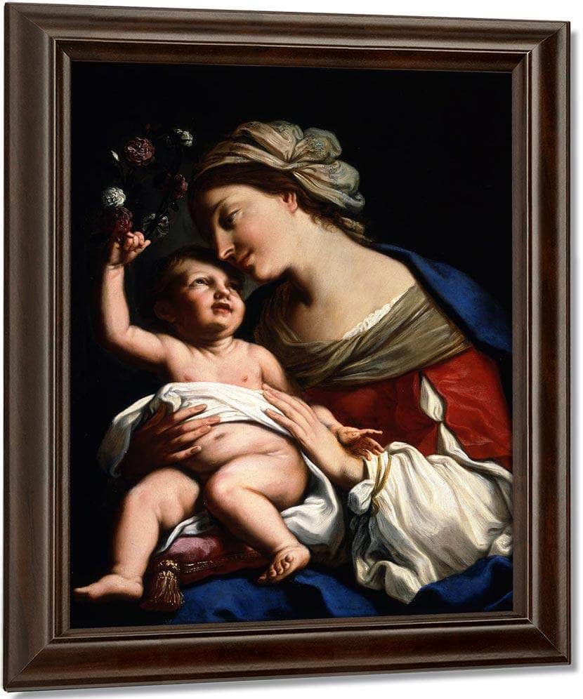 Virgin And Child 1663 By Elisabetta Sirani Fine Art Print