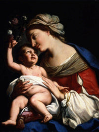 Virgin And Child 1663 By Elisabetta Sirani Fine Art Print