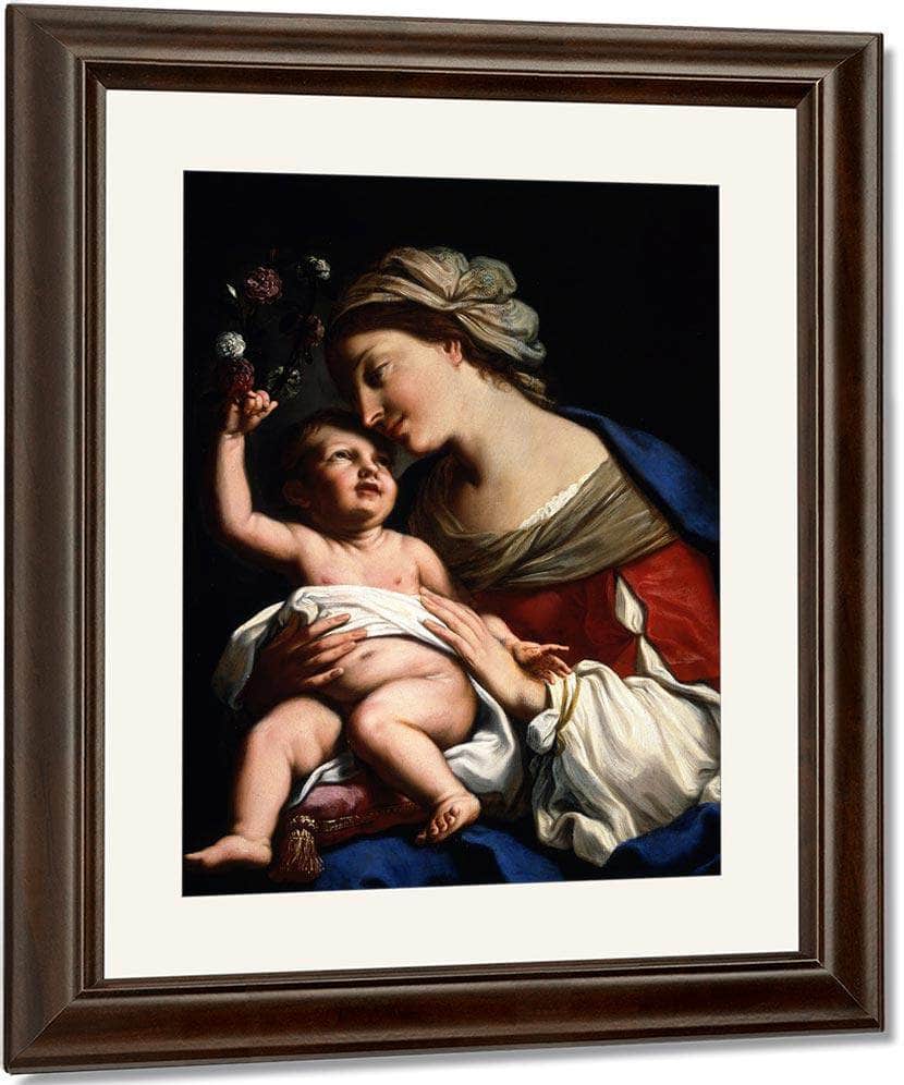 Virgin And Child 1663 By Elisabetta Sirani Fine Art Print
