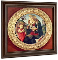 Virgin And Child With John The Baptist By Sandro Botticelli Fine Art Print