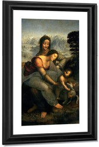 Virgin And Child With St. Anne By Leonardo Da Vinci Fine Art Print