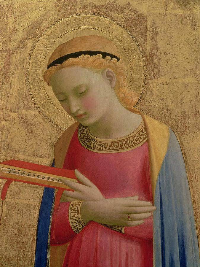 Virgin Annunciate By Fra Angelico Fine Art Print