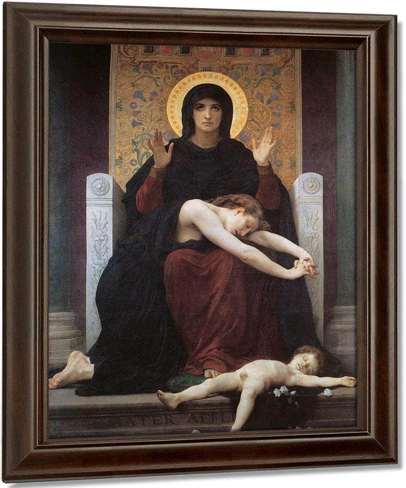 Virgin Comforter 1875 By William Adolphe Bouguereau Fine Art Print