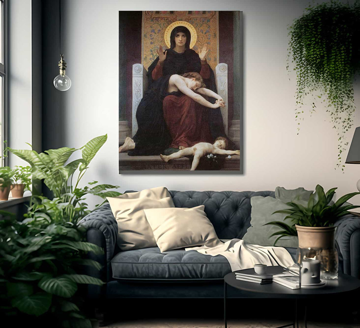 Virgin Comforter 1875 By William Adolphe Bouguereau Fine Art Print