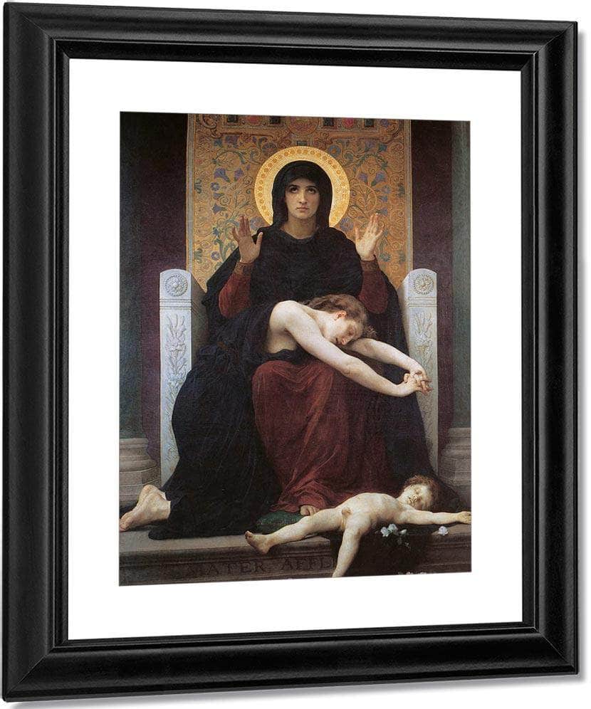 Virgin Comforter 1875 By William Adolphe Bouguereau Fine Art Print
