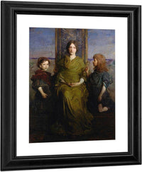 Virgin Enthroned By Abbott Handerson Thayer Fine Art Print